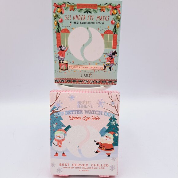 Holiday Under Eye Gel Chilled Masks 10 Pairs In Christmas Stocking Stuffer Gifts - Picture 1 of 6